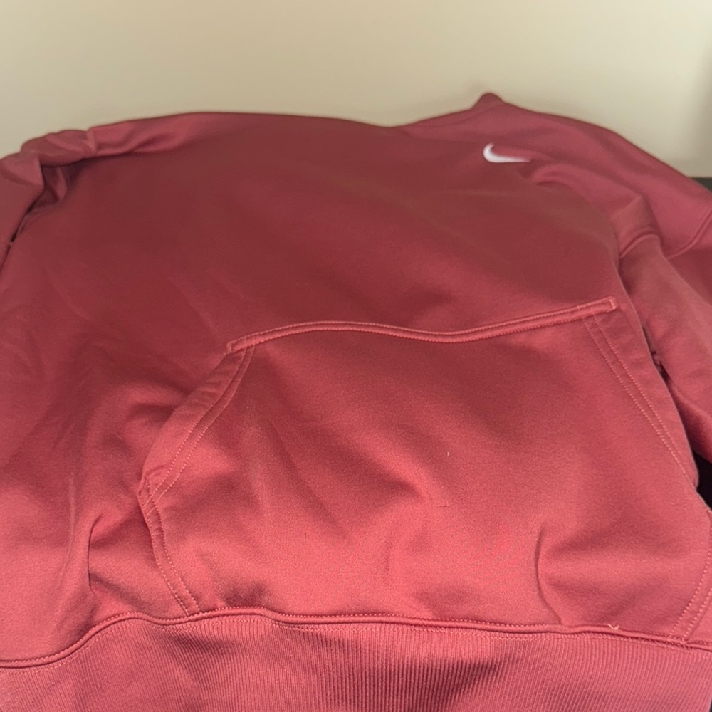 Nike Maroon Sweatshirt with Pocket